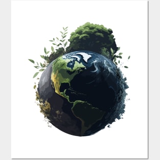 Save Earth Day World Environment Day Inspirational Gift Posters and Art